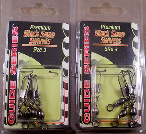 2 paquetes de 4 giros a presión negros premium Gander Mountain Guide serie #3 +A - Imagen 1 de 1