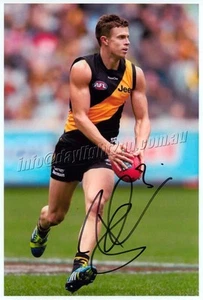 Signed Richmond Tigers AFL 28 x 18cm Photo - Brett Deledio - Proof COA - Picture 1 of 3