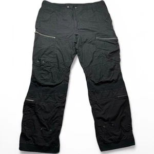 Ralph Lauren Sport RLX Men's Zipper Cargo pants Black 38R Y2K - Picture 1 of 17