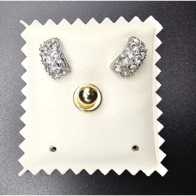 Pendientes de cristal SWAROVSKI tono plata  Foto 1 de 2