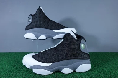 Nike Air Jordan 13 Retro Black Flint Shoes Mens Size 11 White Gray Sneakers - Image 1 of 4
