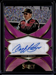 Geoff Bodine 2025 Select Racing Legendary Auto Purple Prizm LS-GBD 07/49! - Bild 1 von 2