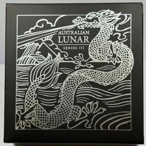2024 Silver 1oz Proof High Relief Coin Lunar Dragon - Picture 1 of 2