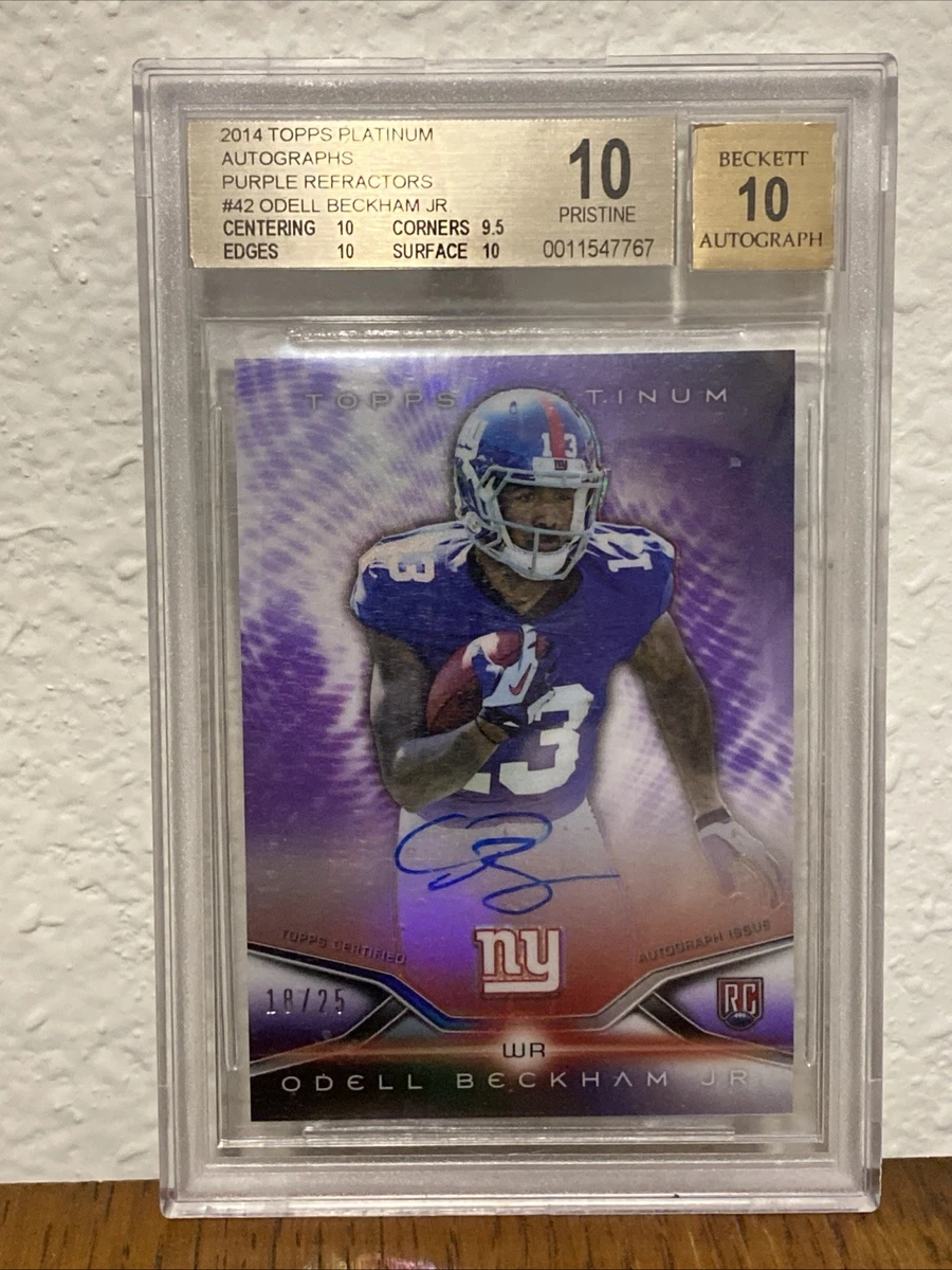 Odell Beckham Jr. 10 Graded Football Trading Card Singles for sale