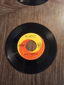 David & Jonathan - Michelle / How Bitter The Taste Of Love 7" Vinyl 45 Single - Bild 1 von 2