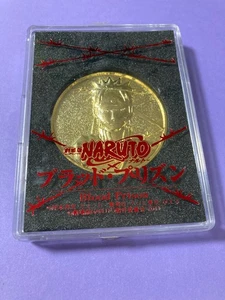 Naruto Uzumaki Blood Prison The Movie 2011 Gold Commemorative Coin Medal Japan - Picture 1 of 6