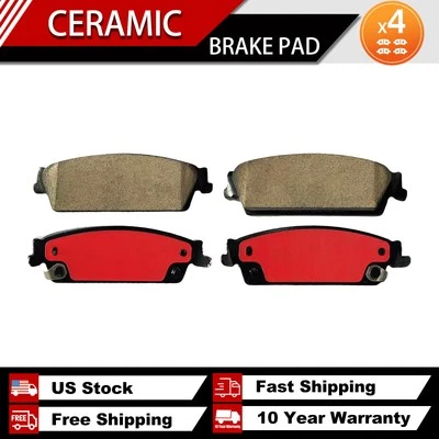 Rear Ceramic Brake Pads D1194 Fit for Cadillac Escalade ESV EXT 2007-2013 Foto 1 de 4