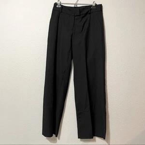 Garnet Hill schwarze Anzughose gerades Bein Damen 6 Academia adrette - Bild 1 von 7