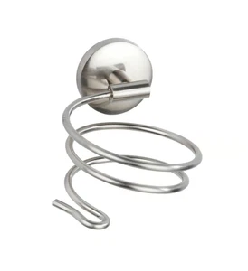 WENKO Haartrockner Halterung Edelstahl Fön-Halter silber Neu & OVP - Bild 1 von 4