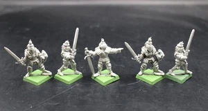 Heartbreaker Miniaturas Fantasía 3218 Caballero Espadachines x5 Unicornio Cascos Metal - Imagen 1 de 6