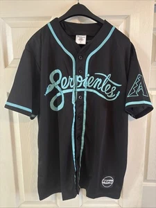 XL New Arizona Diamondbacks AZ DBacks Teal Black Serpientes Jersey SGA 9/14/24 - Picture 1 of 4