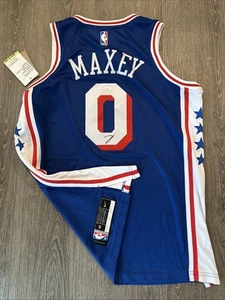 Tyrese Maxey Philadelphia 76ers Autograph Signed Jersey! Psa Coa - Picture 1 of 3