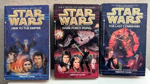 STAR WARS = Timothy Zahn = THRAWN TRILOGY = 3 paperbacks - all 1st pb prints - Picture 1 of 8