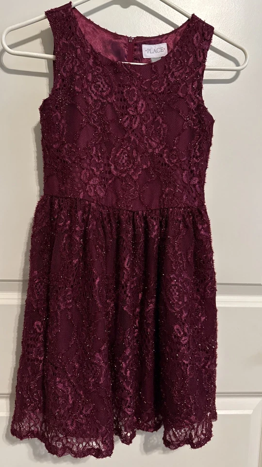 Girls Red Holiday Christmas Dress Children’s Place Size 12 - Image 1 of 4