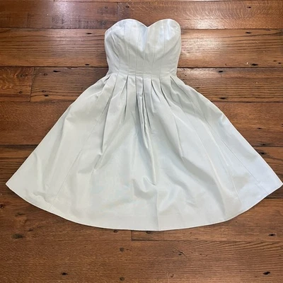 J.Crew Size 0 Bridesmaid Marlie Dress Classic Faille Seafoam NWT - Image 1 of 4