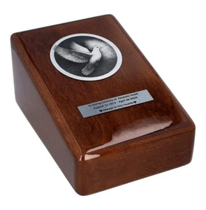 Gedenk urn met duif Unieke gedenk urn - Bild 1 von 4