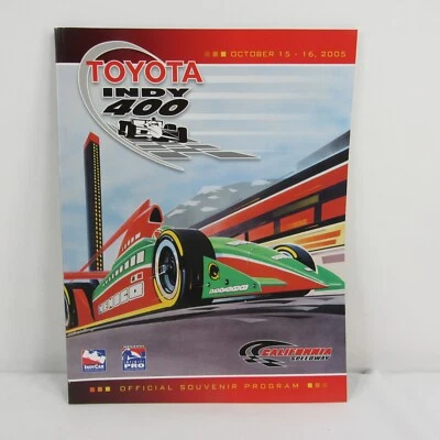 2005 California Toyota Indy 400 Souvenir Program IndyCar Dario Franchitti - Image 1 of 4