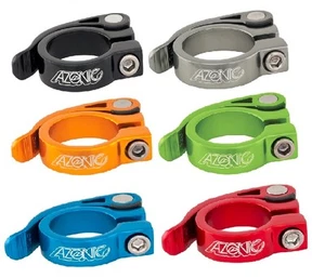 Azonic Bicycle Seat Clamp Gonzo Aluminum Clamp 31.8mm Multicolor #3034 - Picture 1 of 7