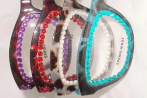 READING GLASSES 4 DIFFERENT LEOPARD FRAMES RHINESTONES 2.50 STRENGTH FREE SHIP - Picture 1 of 5