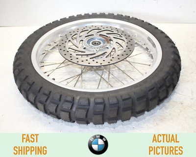 2001 - 2007 BMW F650GS F650 GS ПЕРЕДНИЙ ОБОД КОЛЕСА И ШИНА 100/90/19 SHINKO OEM - Изображение 1 из 4