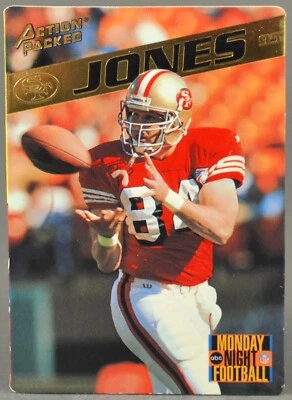 1995 Action Packed Monday Night Football Brent Jones #78 Trading Card - Image 1 of 2