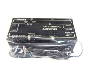 NEW Premium Coax RF CATV Signal Distribution Amplifier 20dB Gain 860mhz RFMP1 - Picture 1 of 3