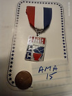 Médaille vintage AMA COMMISSAIRES COUPE COULEUR ARGENT
