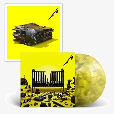 METALLICA 72 SEASONS VINYL NEW! LIMITED YELLOW LP + LITHO! JAMES HETFIELD - Image 1 of 4