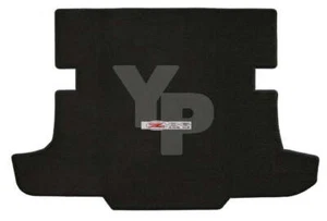 C5 Z06 Corvette Coupe Black Velourtex Trunk Cargo Mat - Silver Z-06 405HP Logo - Foto 1 di 2
