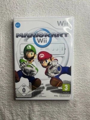 Mario Kart WII Gioco Nintendo Wii e WII U PAL Multilingue Funzionante - Immagine 1 di 3