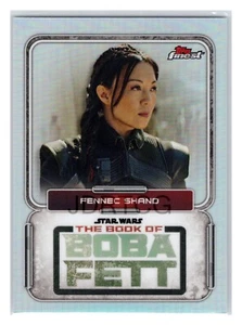 2022 Star Wars Topps Finest The Book Of Boba Fett BF-2 Fennec Shand - Imagen 1 de 2