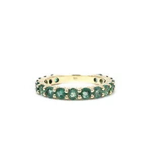 14kt Gelbgold Ring 1.66ct Smaragd IGI 585 Gold Schmuck Halb Memoire Ring Rw. 52 - Bild 1 von 13