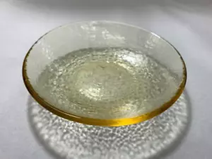 Fire & Ice Recycled Art Glass 4 3/4" Bowl Citrus - Picture 1 of 3