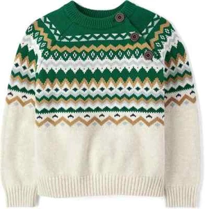 NWT Gymboree Holiday Express Fair Isle Sweater Boy's Size 5/5T - Picture 1 of 1
