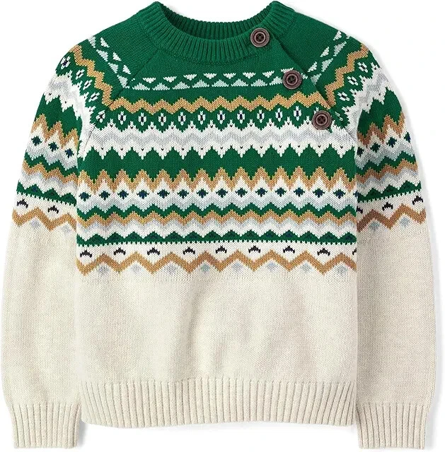 Nuevo con etiquetas Suéter Gymboree Holiday Express Fair Isle para niño talla 6 Foto 1 de 1