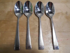 4 Oneida 18/10 Edelstahl MERCER Muster Teelöffel 8100 - Bild 1 von 3