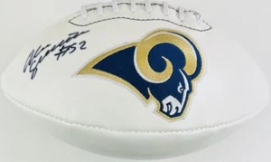 ALEC OGLETREE SIGNED ST LOUIS RAMS LOGO FOOTBALL LOS ANGELES AUTOGRAPH COA J2 - Picture 1 of 1