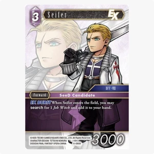 Final Fantasy TCG Seifer EX - Opus VI (OP6) 6-095R - Picture 1 of 2