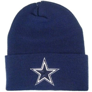 Neu Dallas Cowboys Mütze Beanie Totenkopf Strick Skimütze Rodel Erwachsene Herren dunkelblau - Bild 1 von 5