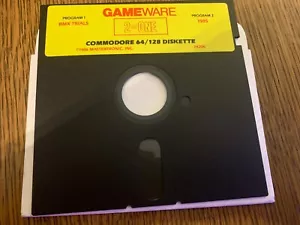 BMX TRIALS 1985 SPIEL COMMODORE 64 C64 COMPUTER 5,25" ZOLL FLOPPY GETESTET EXZELLENTER ZUSTAND - Bild 1 von 2