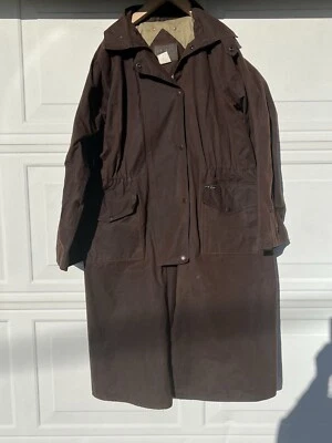 Outback Trading 2059 Stockman Waterproof Extra-Long Cotton Oilskin Duster Coat L - Image 1 of 4