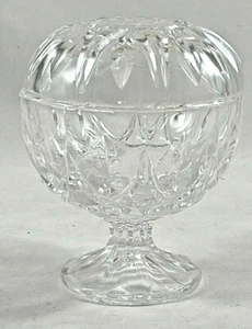 Beautiful Small Crystal Bonbonniere w/ Lid - Picture 1 of 12