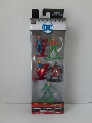 DC Comics Superman Batman Aquaman Batman Lex Luthor Metal 1.5" Figure Toy - Image 1 of 4
