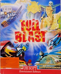 COMMODORE 64/128 -- FULL BLAST (UBI SOFT) - Picture 1 of 12