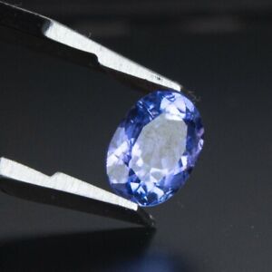 1.0 CT CERTIFIED UNTREATED NATURAL AAAA EYE OPENING OVAL TANZANITE GEMS T-169