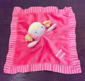 Muñeca Garanimals My Best Friend Lovey Rosa Peluche Rayas Satinado Rubio Coletas - Imagen 1 de 5