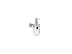 Sonia E-Plus Wall Mount Soap Dispenser Chrome/ Glass - Picture 1 of 2
