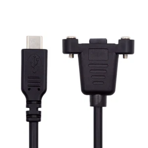 USB2.0 Mini 5Pin Female Micro USB to Type-C USB-C Male Power Cable 480Mbps Data - Picture 1 of 3