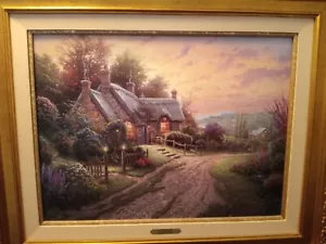 Thomas Kinkade A Peaceful Time numbered print COA - Picture 1 of 4