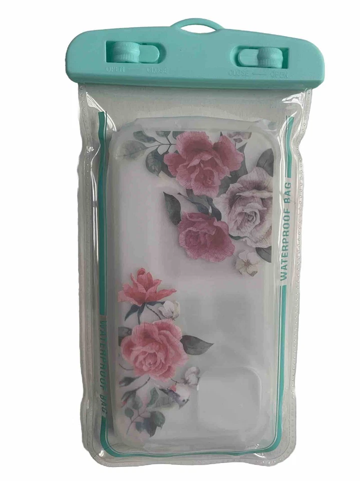 5 в 1Rose попугай iPhone 12 и 12Pro чехол с протектор экрана + кольцо держатель + Wat - Изображение 1 из 4